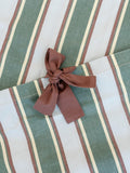 TBCo blue stripe duvet cover set double, imported from the UK