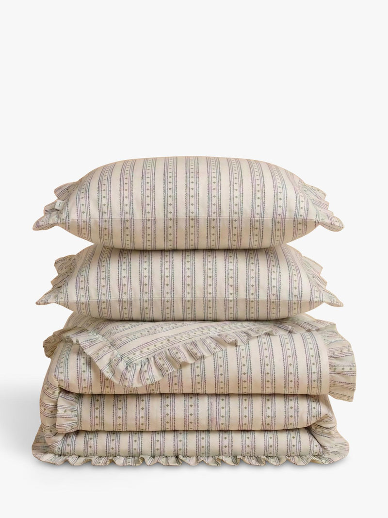 TBCo Ditsy double duvet cover set white floral UK version