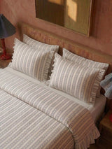 John Lewis TBCo Ditsy 200 Thread Count Cotton Duvet Cover Set, White, Double- Buy online at McGrocer