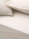 John Lewis Temperature Balance Cotton Sateen 400 Thread Count Fitted Sheet Double