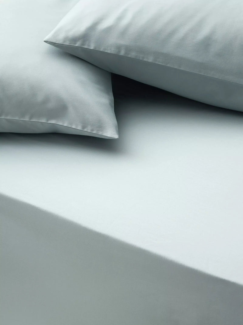 John Lewis Temperature Balance Cotton Sateen 400 Thread Count Fitted Sheet Double