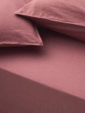 John Lewis Comfy & Relaxed Washed Linen Deep Fitted Sheets - Avocado Green Super King