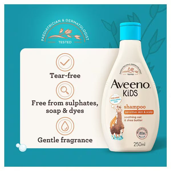 Aveeno Kids Shampoo gentle cleanser 250ml - British product