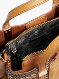 Dune London Dinkydorry boxy handbag tan, imported from the UK