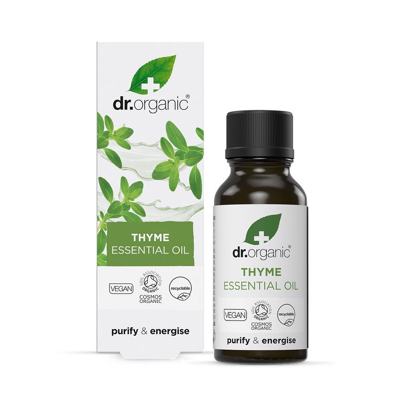 Dr Organic thyme pure essential oil 10ml - British product