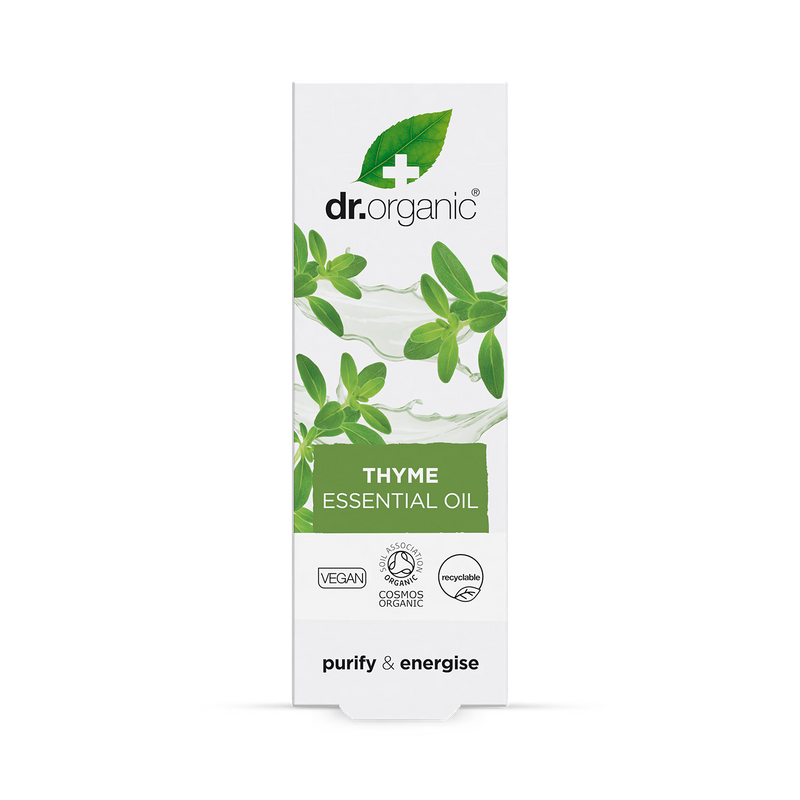 Dr Organic thyme pure essential oil 10ml - British product