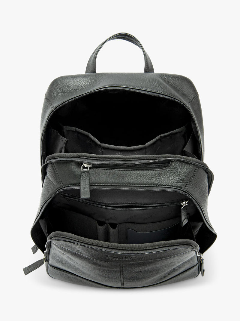Loake leather backpack veg-tanned laptop 16 inch - British product