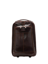 John Lewis Loake Paris Leather Wheeled Suitcase, Chestnut- Buy online at McGrocer