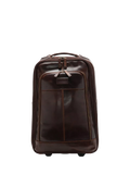 Loake Paris leather wheeled suitcase Chestnut (British brand)