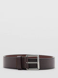 Mango Bolognia leather belt with zinc buckle imported from the UK