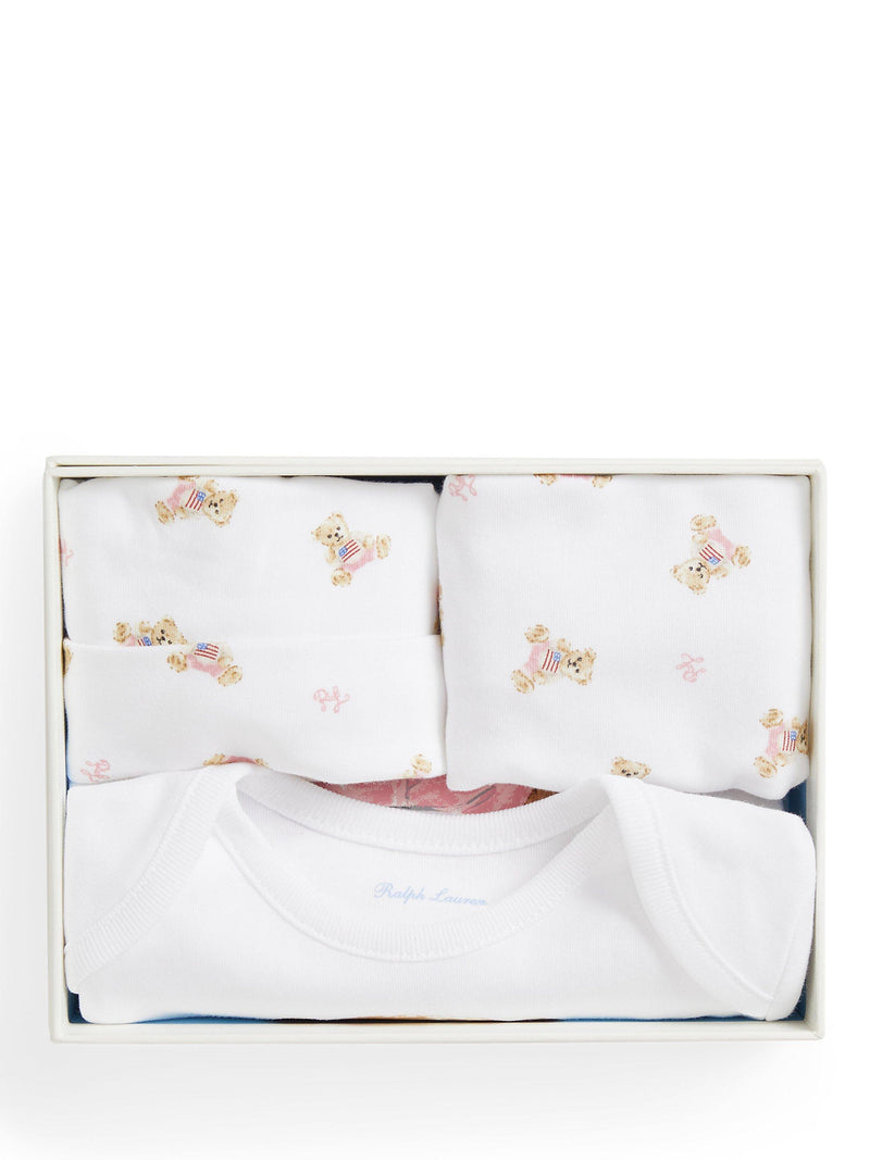 Ralph Lauren baby gift set with Polo Bear, UK version
