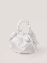 John Lewis Monsoon Kids' Pearl Bag & Hair Bow Set, White- Buy online at McGrocer