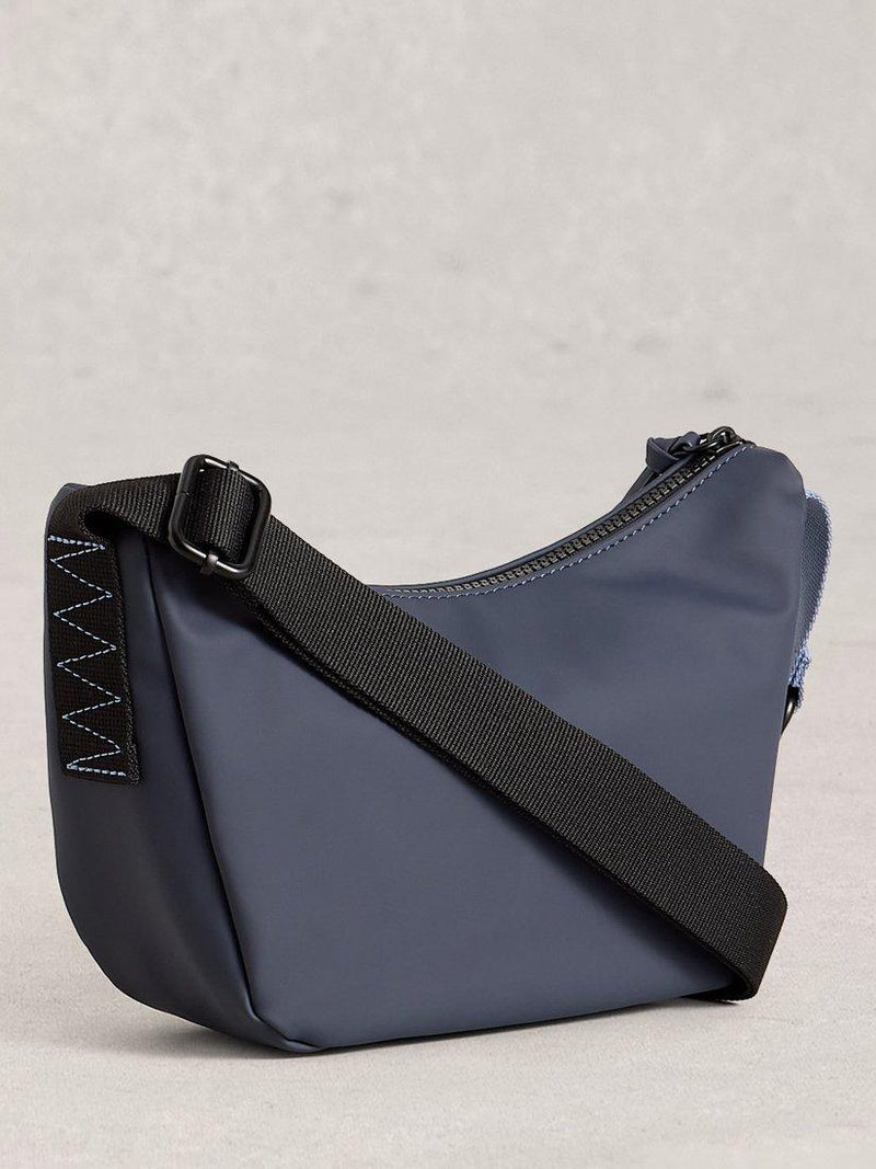 White Stuff Alex crossbody bag compact rubberised PU finish (British brand)