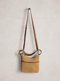 White Stuff Mini Sofia Raffia crossbody bag - British product
