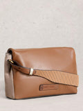 White Stuff Tiggy cross body bag in multi colour block, imported from the UK