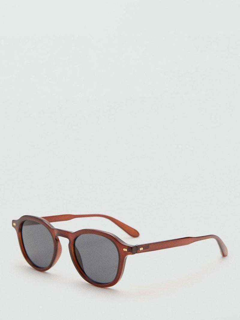 Mango Justin oval sunglasses brown polycarbonate, imported from the UK