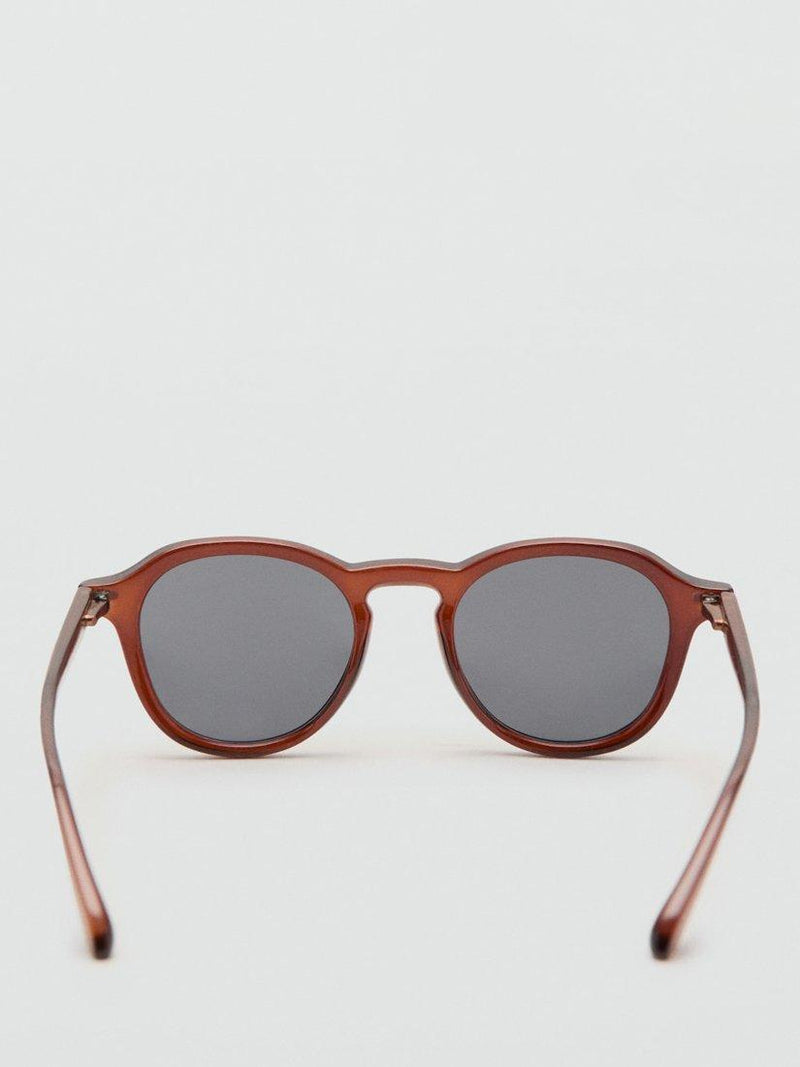 Mango Justin oval sunglasses brown polycarbonate, imported from the UK