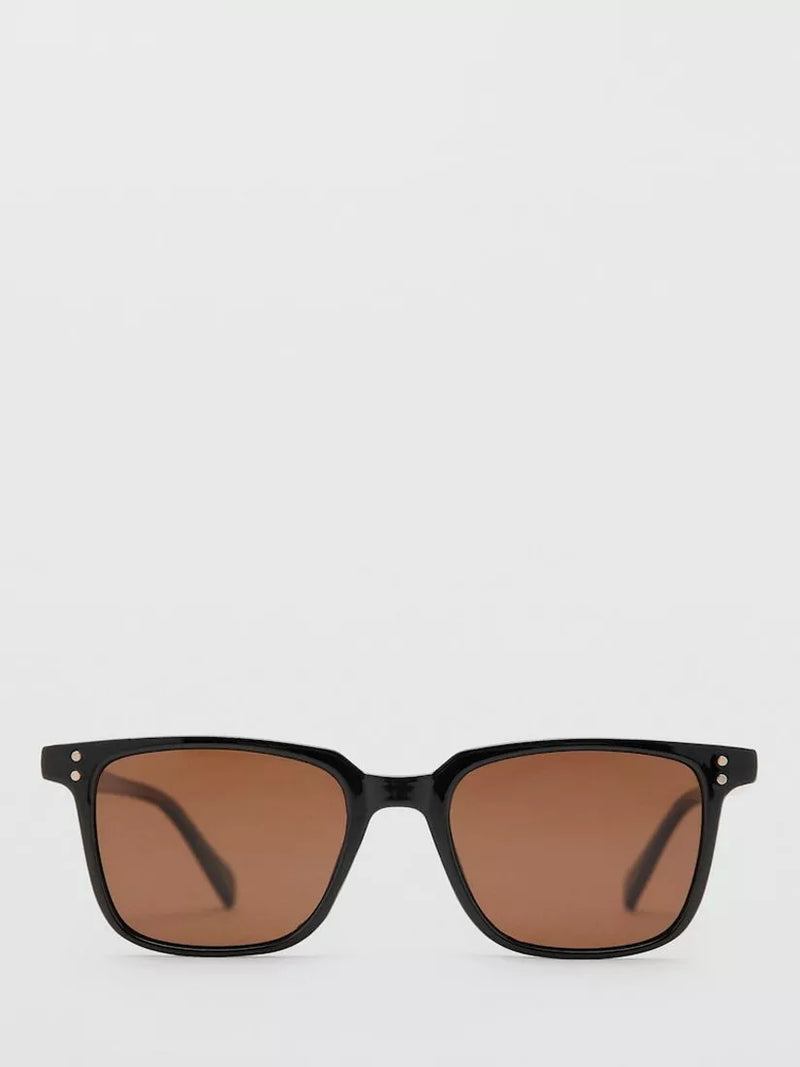 Mango Bosco rectangular sunglasses polycarbonate frame tinted lenses (British brand)