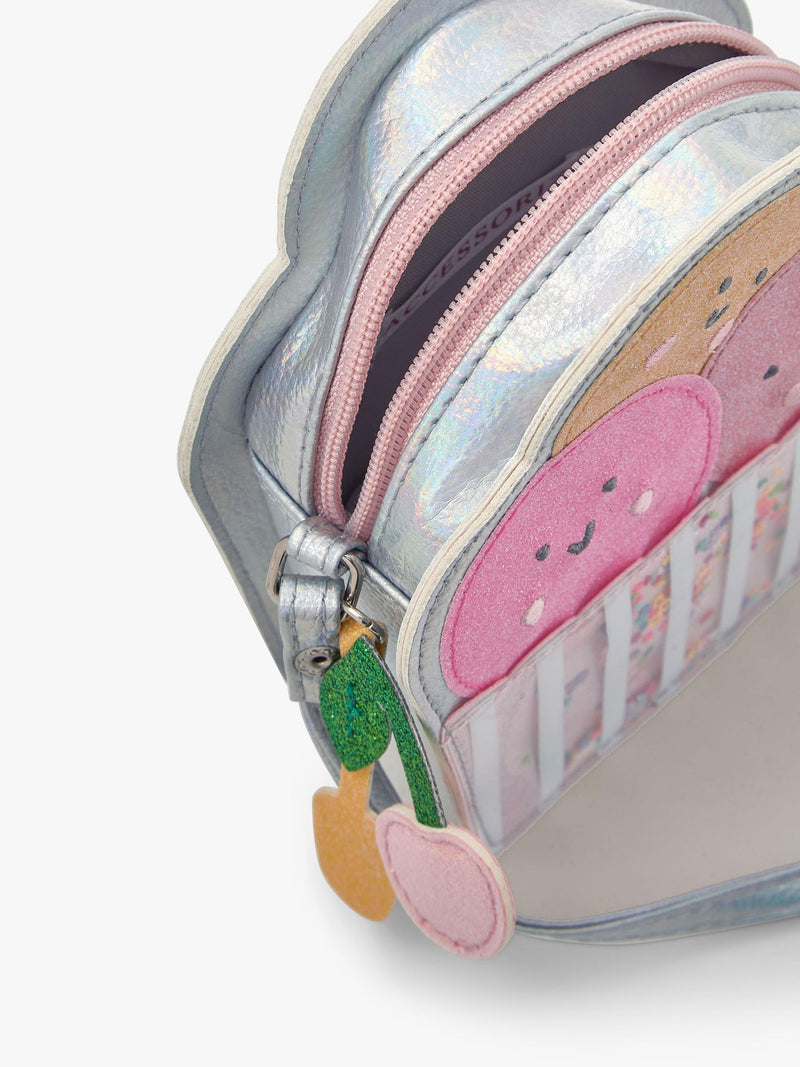 Angels by Accessorize kids crossbody sundae bag glitter (British brand)
