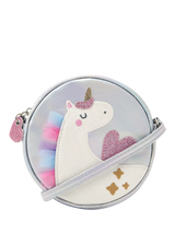 John Lewis Angels by Accessorize Kids' Round Unicorn Crossbody Bag, Multi- Buy online at McGrocer