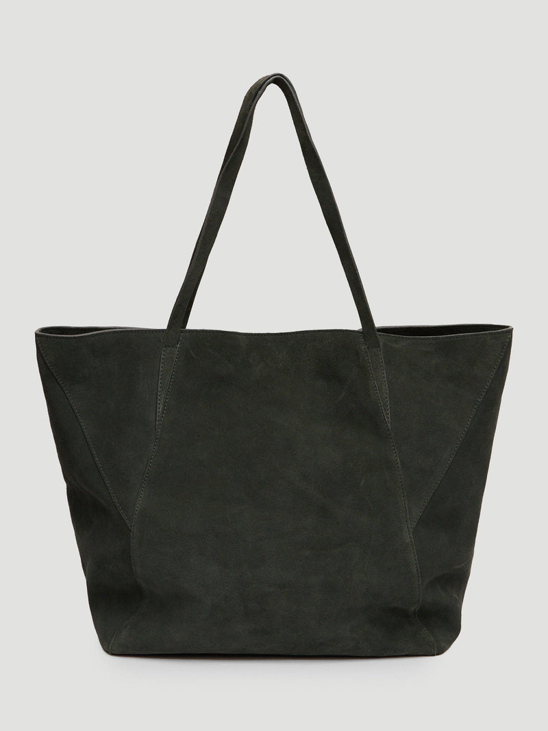 HUSH Saffie pure suede tote bag, imported from the UK
