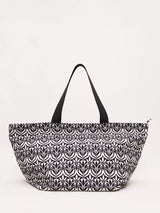 John Lewis Phase Eight Geometric Beach Bag Black/Multi- Buy online at McGrocer