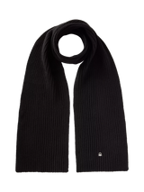 John Lewis Benetton Wool Blend Scarf Black- Buy online at McGrocer
