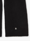 Benetton wool blend scarf black - British product