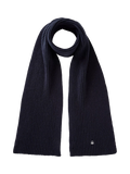 Benetton plain wool blend knitted scarf, UK version
