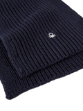 Benetton plain wool blend knitted scarf, UK version