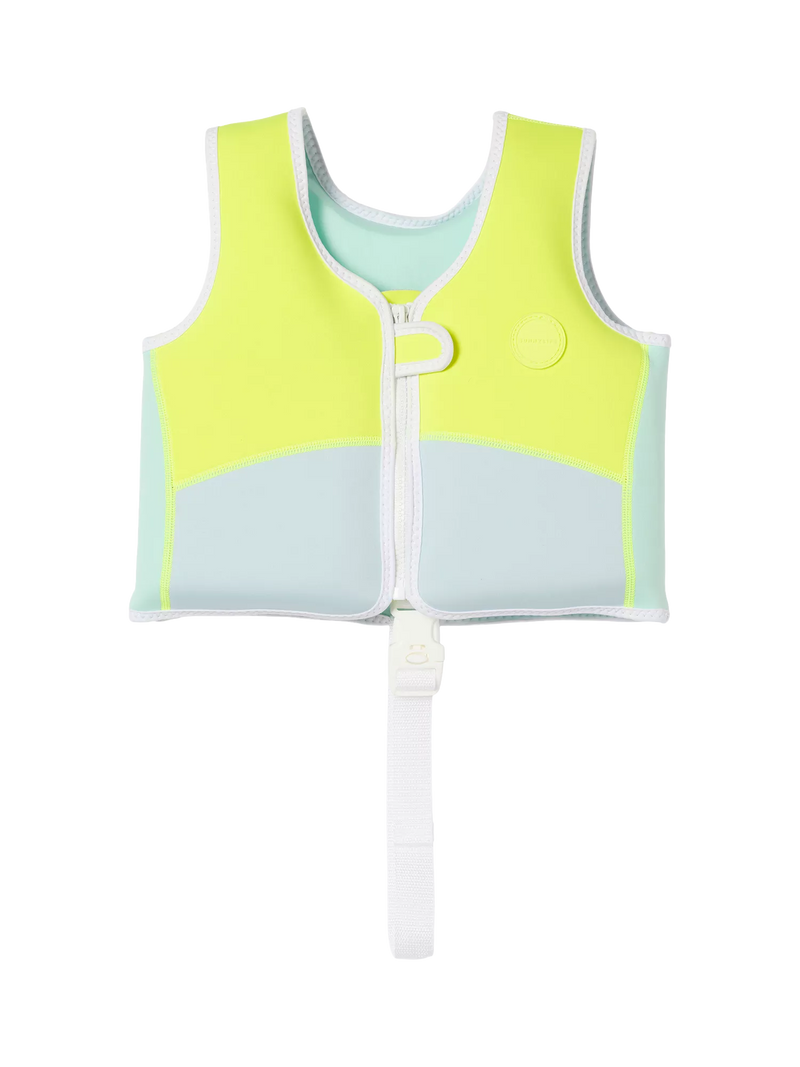 Sunnylife Kids' Salty Shark swimming vest, imported from the UK