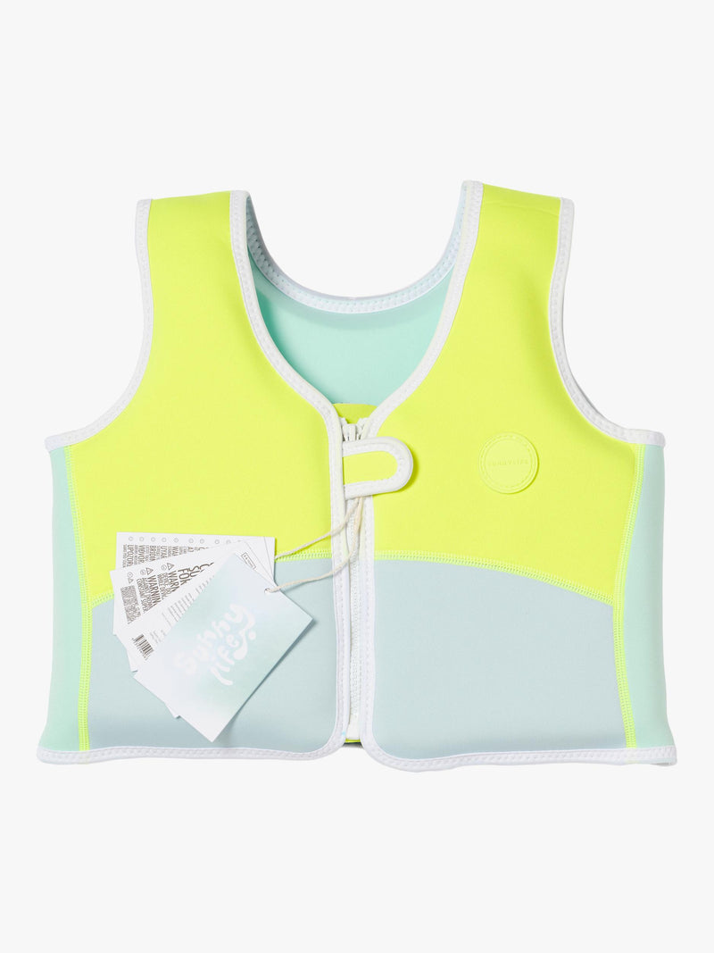 Sunnylife Kids' Salty Shark swimming vest, imported from the UK