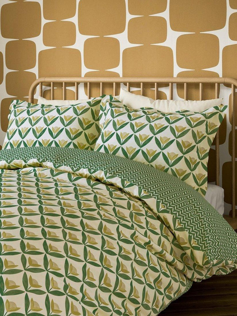 Scion Tulip duvet cover set lemon - British product