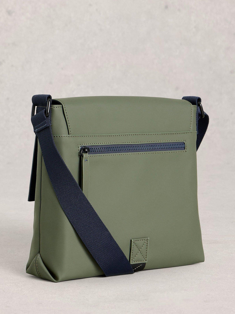 White Stuff Alec crossbody bag green British brand
