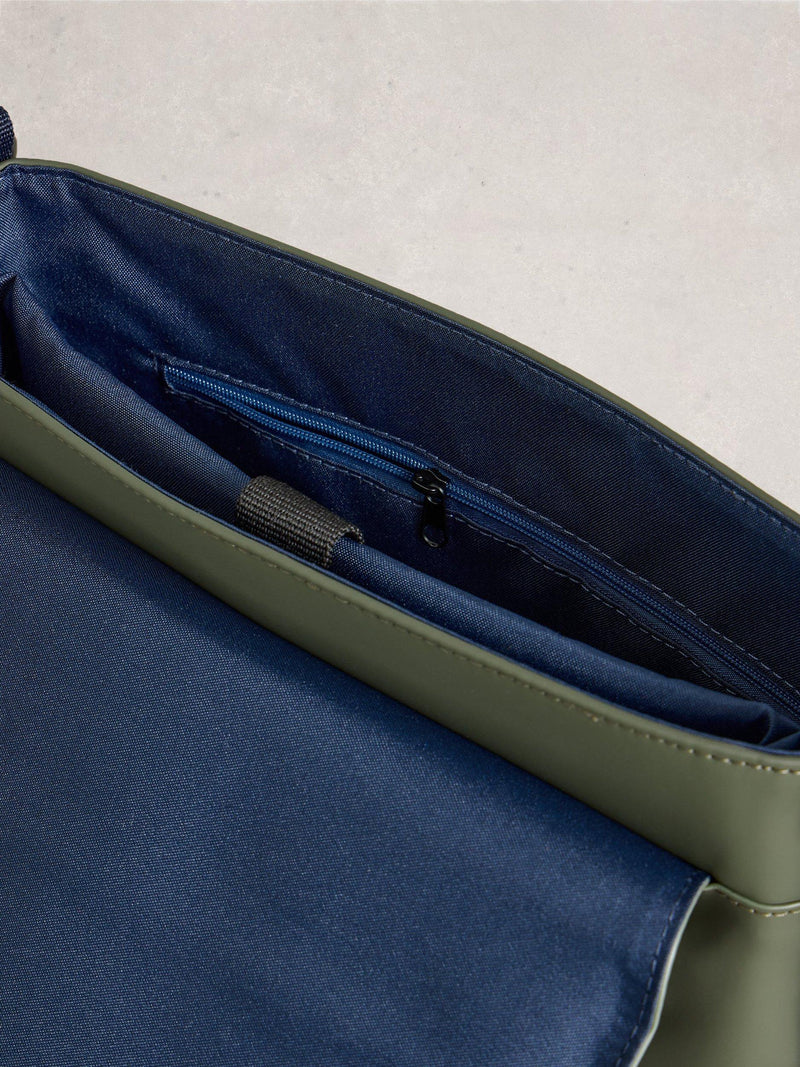 White Stuff Alec crossbody bag green British brand