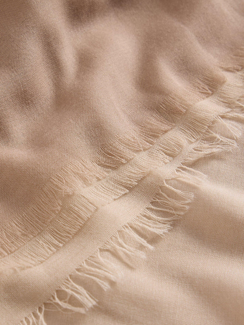 White Stuff Penny oversized scarf in natural colour (British brand)