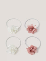 John Lewis Monsoon Kids Flower Hair Bands Pack of 4 Multi- Buy online at McGrocer