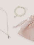 Monsoon kids initial jewellery set in multi, imported from the UK