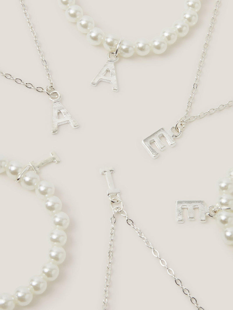 Monsoon kids initial jewellery set in multi, imported from the UK