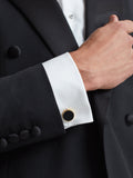 Reiss Ardley onyx cufflinks (British brand)