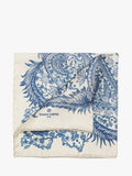 Simon Carter silk paisley pocket square, imported from the UK