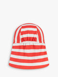 Swim Essentials baby sun cap red striped (British brand)