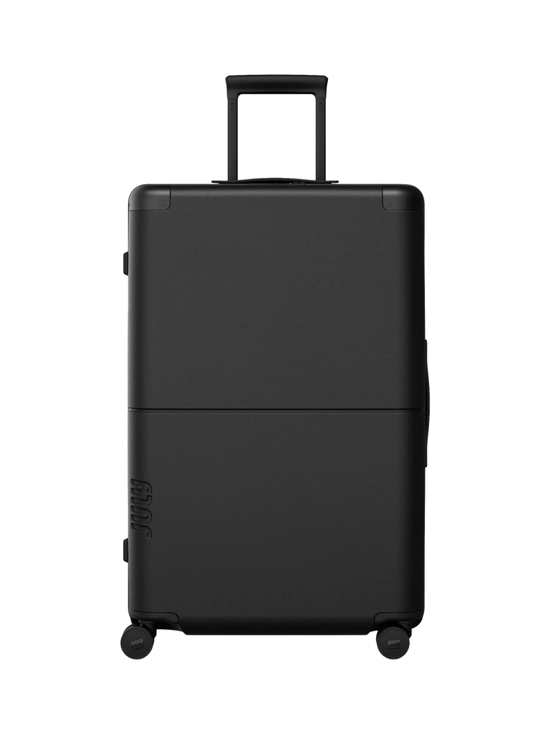July Checked Plus 4-Wheel 77cm Large Suitcase, Charcoal, One Size