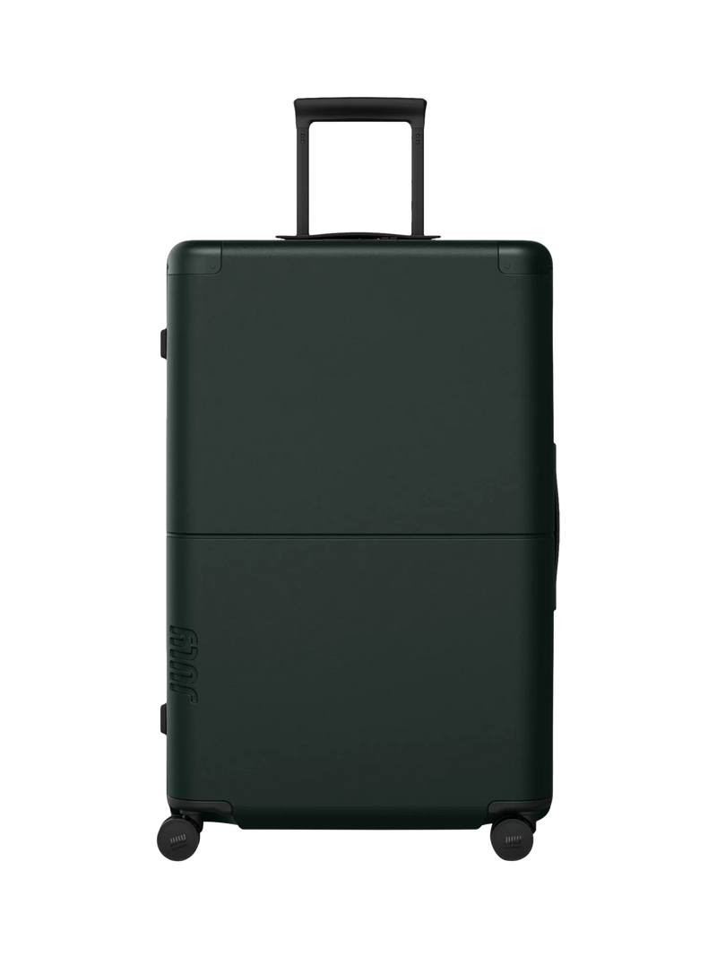 July Checked Plus 4-Wheel 77cm Large Suitcase, Forest, One Size
