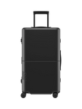 July Checked Trunk Leather 72cm suitcase (British brand)