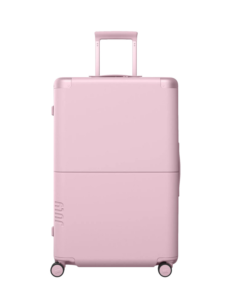 July Checked Plus 4-Wheel 77cm Large Suitcase, Blush Pink, One Size