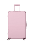 July Checked Plus 4-Wheel 77cm Large Suitcase, Blush Pink, One Size