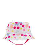 Small Stuff floral sun hat white - British product