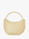 Dune London woven grab bag in yellow (British brand)