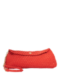 Dune London handbag red woven slouchy (British brand)